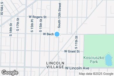 Map image of the property - 2115 South 13th Street