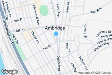 Map image of the property - 615 Duss Ave