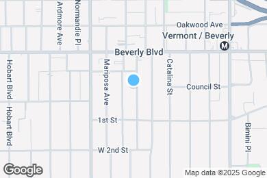 Map image of the property - 151 N Edgemont St