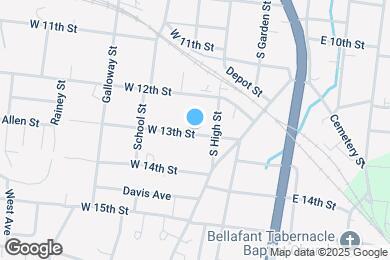 Map image of the property - 306 W 13th St