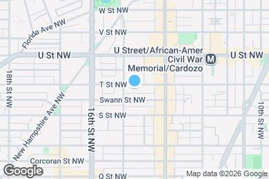 Map image of the property - 1450 T St NW