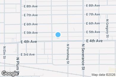 Map image of the property - 716 E 4th Ave