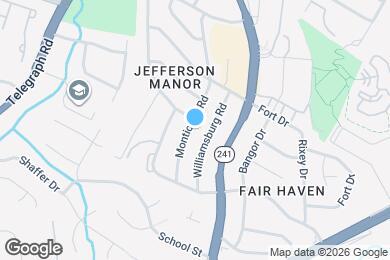 Map image of the property - 5937 Monticello Rd