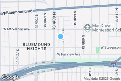 Map image of the property - 165 N 67th St