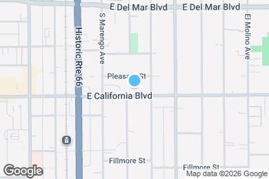 Map image of the property - 305 California Blvd