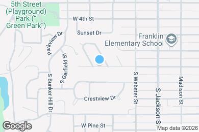 Map image of the property - 730 W 1st St