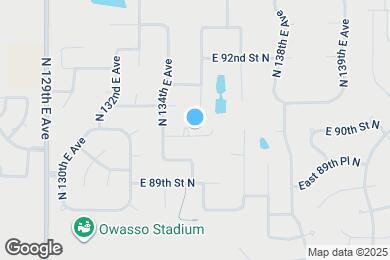 Map image of the property - 13421 E 90th St N