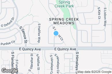 Map image of the property - 4240 S Ireland St