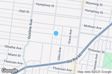 Map image of the property - 3722 Fairview Ave