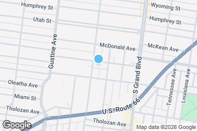 Map image of the property - 3722A Fairview Ave