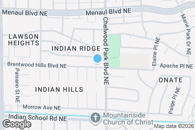 Map image of the property - 12205 Brentwood Hills Blvd NE