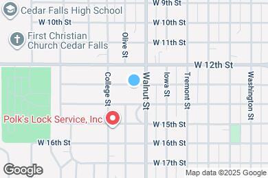 Map image of the property - 716 W 13th St