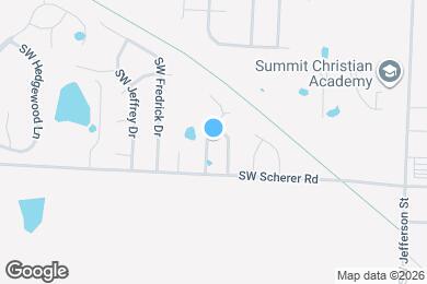 Map image of the property - 1623 SW Shelby Dr