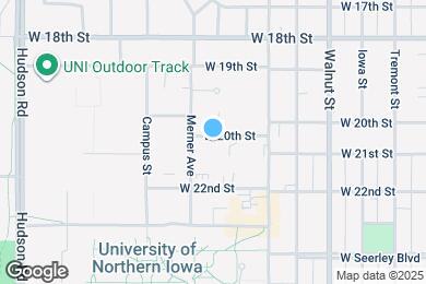 Map image of the property - 1104 W 20th St