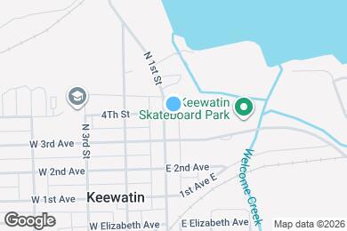 Map image of the property - 318 N 1st St