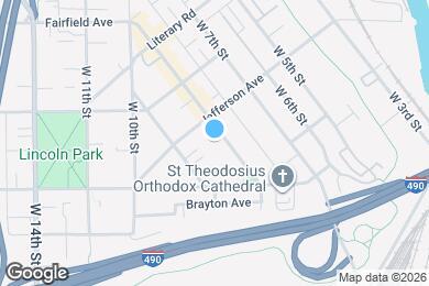 Map image of the property - 2448 Professor Ave