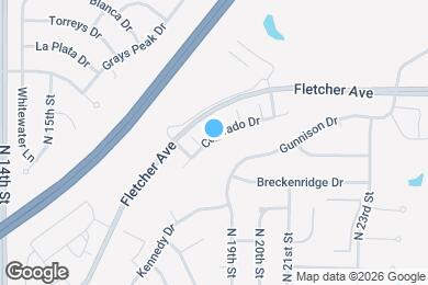 Map image of the property - 2041 Colorado Dr