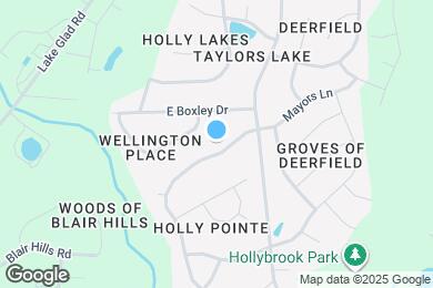 Map image of the property - 1024 Holly Pointe Dr