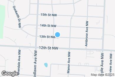 Map image of the property - 4646 13th St NW