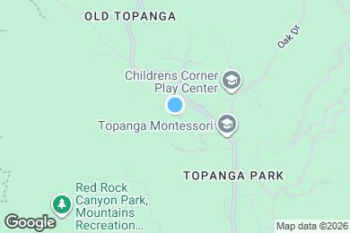 Map image of the property - 1579 Old Topanga Canyon Rd