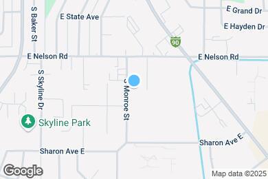 Map image of the property - 1337 S Monroe St
