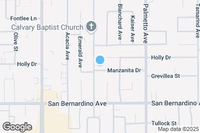 Map image of the property - 1 Manzanita Dr