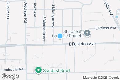 Map image of the property - 336 S Harvard Ave