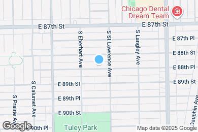 Map image of the property - 536 E 88th Pl