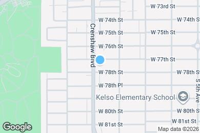 Map image of the property - 3311 1/2 West 78th Street
