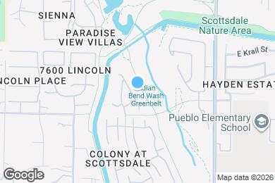Map image of the property - 7800 E Lincoln Dr