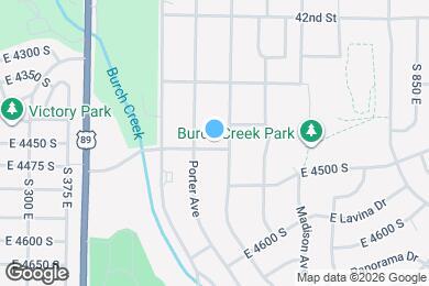 Map image of the property - 582 E 4400 S