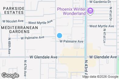 Map image of the property - 4482 W Palmaire Ave