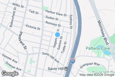 Map image of the property - 37 Sagamore St