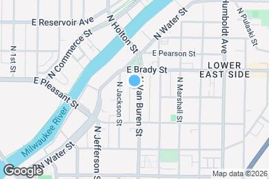 Map image of the property - 1659 N Van Buren St