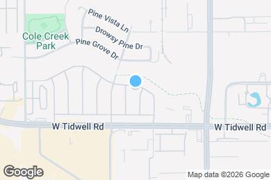Map image of the property - 6923 Cole Creek Dr