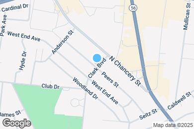Map image of the property - 114 Clark Blvd