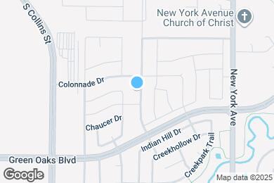 Map image of the property - 5520 Creek Valley Dr