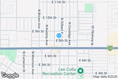 Map image of the property - 809 N Gilbert Ave