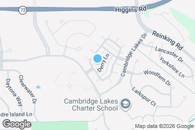 Map image of the property - 1236 Derry Ln