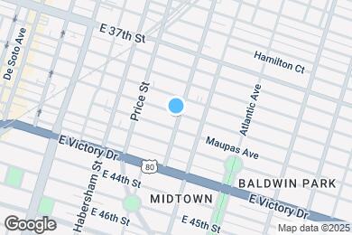 Map image of the property - 537 E 40th St