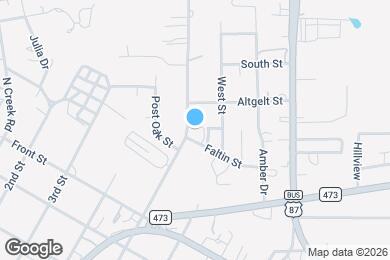 Map image of the property - 705 Fifth St