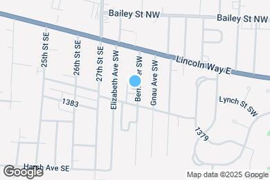 Map image of the property - 2830 Connecticut St SW