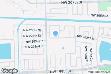 Map image of the property - 20303 NW 36th Ave