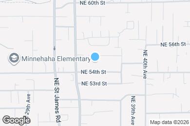 Map image of the property - 3510 NE 54th St