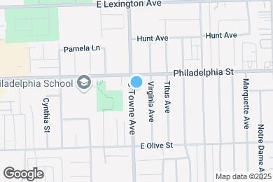 Map image of the property - 2146 S Towne Ave