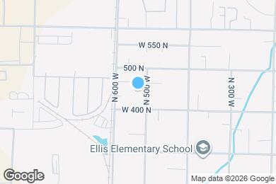 Map image of the property - 445 N 500 W