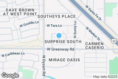 Map image of the property - 12956 W Desert Ln
