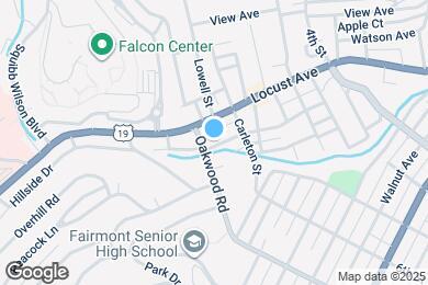 Map image of the property - 821 Ridgely Ave