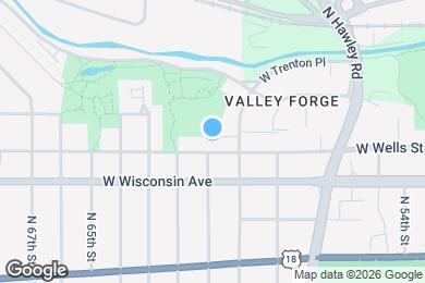 Map image of the property - 6032 W Wells St