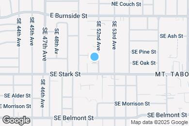 Map image of the property - 411 SE 52nd Ave